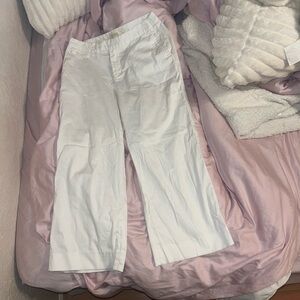 Workshop by Andrea Jovine Low rise white trousers size 4